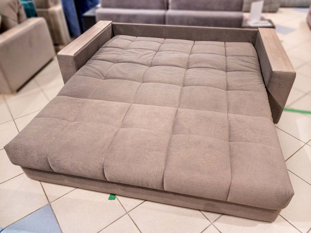 Комплект диван и кресло MOON 107 цвет бежевый,коричневый (фото 173848)