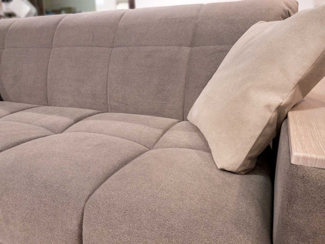 Комплект диван и кресло MOON 107 цвет бежевый,коричневый (фото 173836)