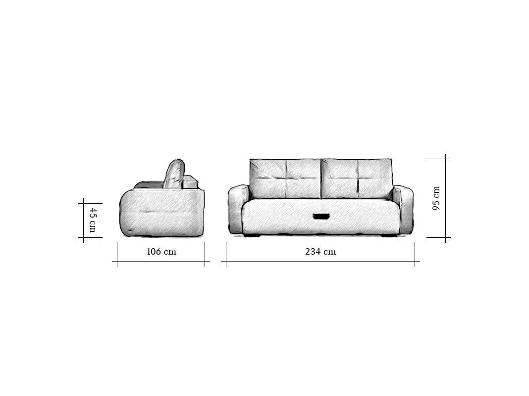 Диван Энио цвет коричневый (фото 176009)