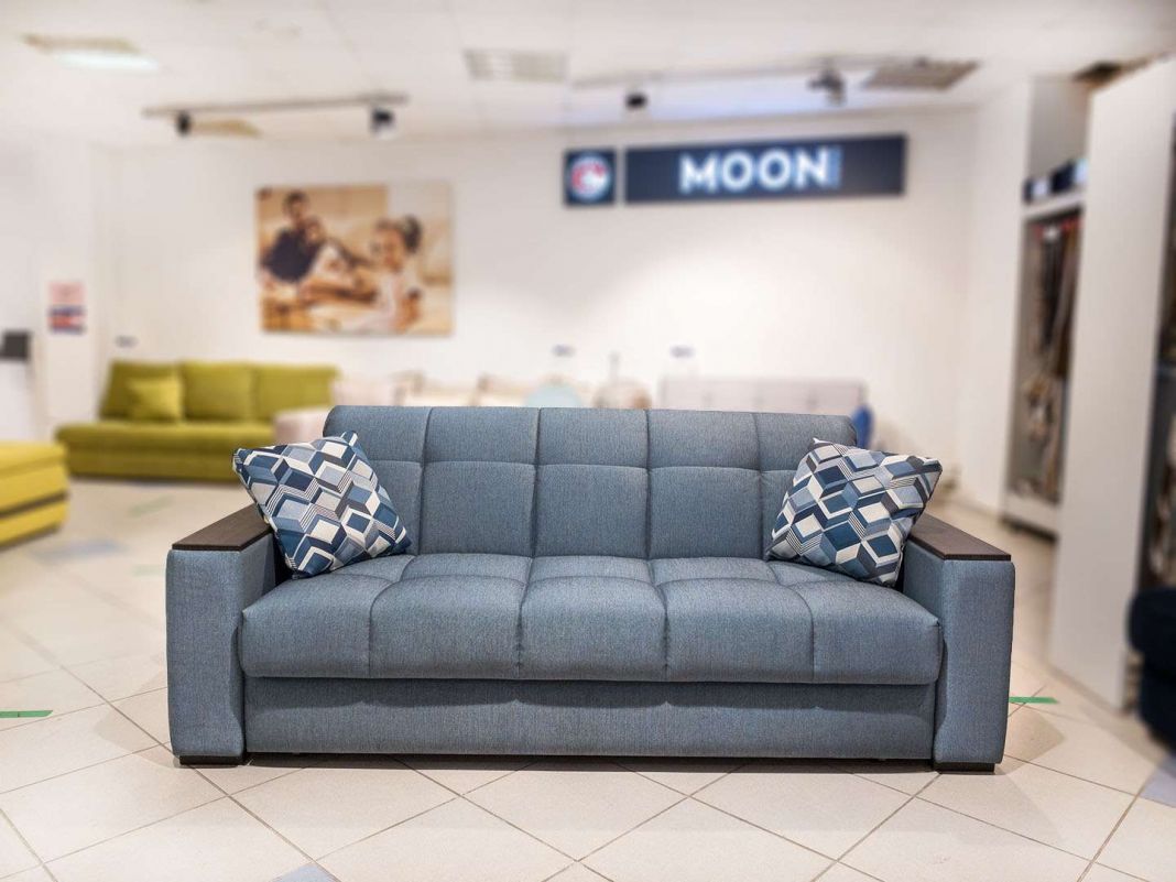 Диван MOON 107 цвет серый,голубой,бордовый (фото 161383)