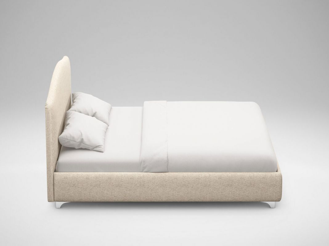 Кровать с подъемным механизмом MOON 1158 цвет бежевый (фото 184324)