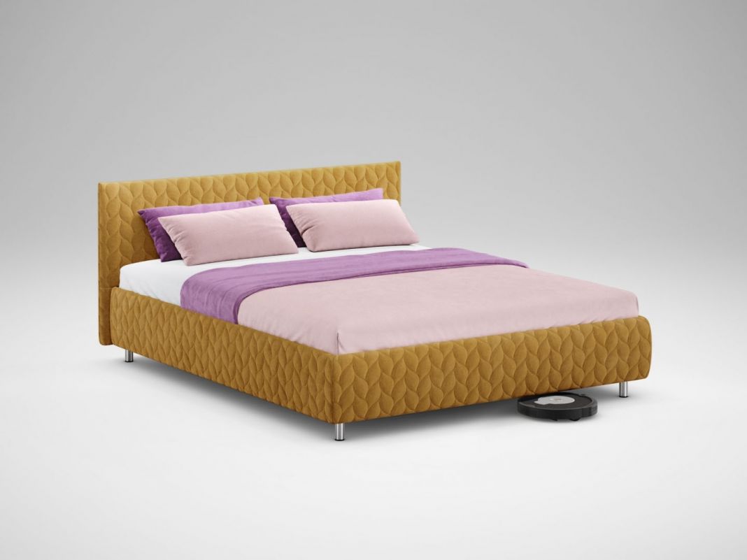 Кровать с подъемным механизмом MOON 1162 Persia цвет желтый (фото 185131)
