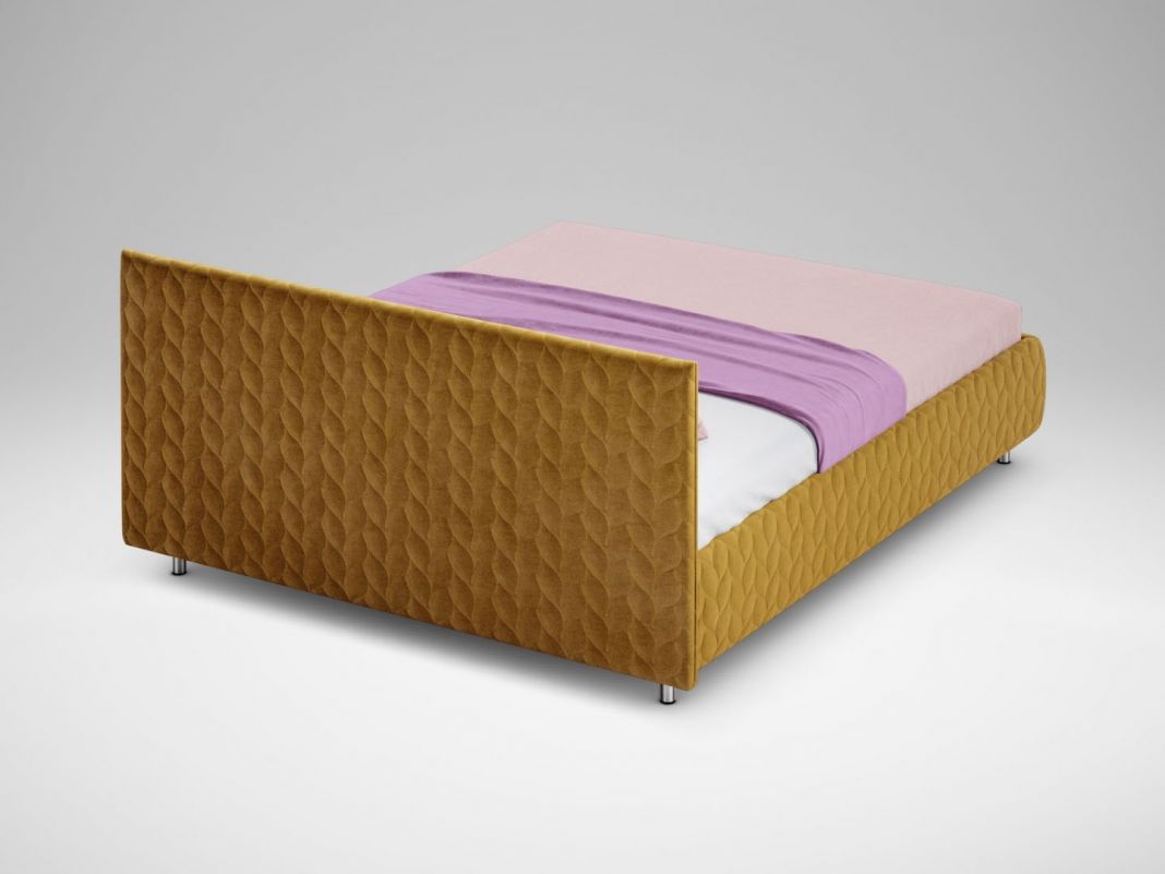 Кровать с подъемным механизмом MOON 1162 Persia цвет желтый (фото 185133)