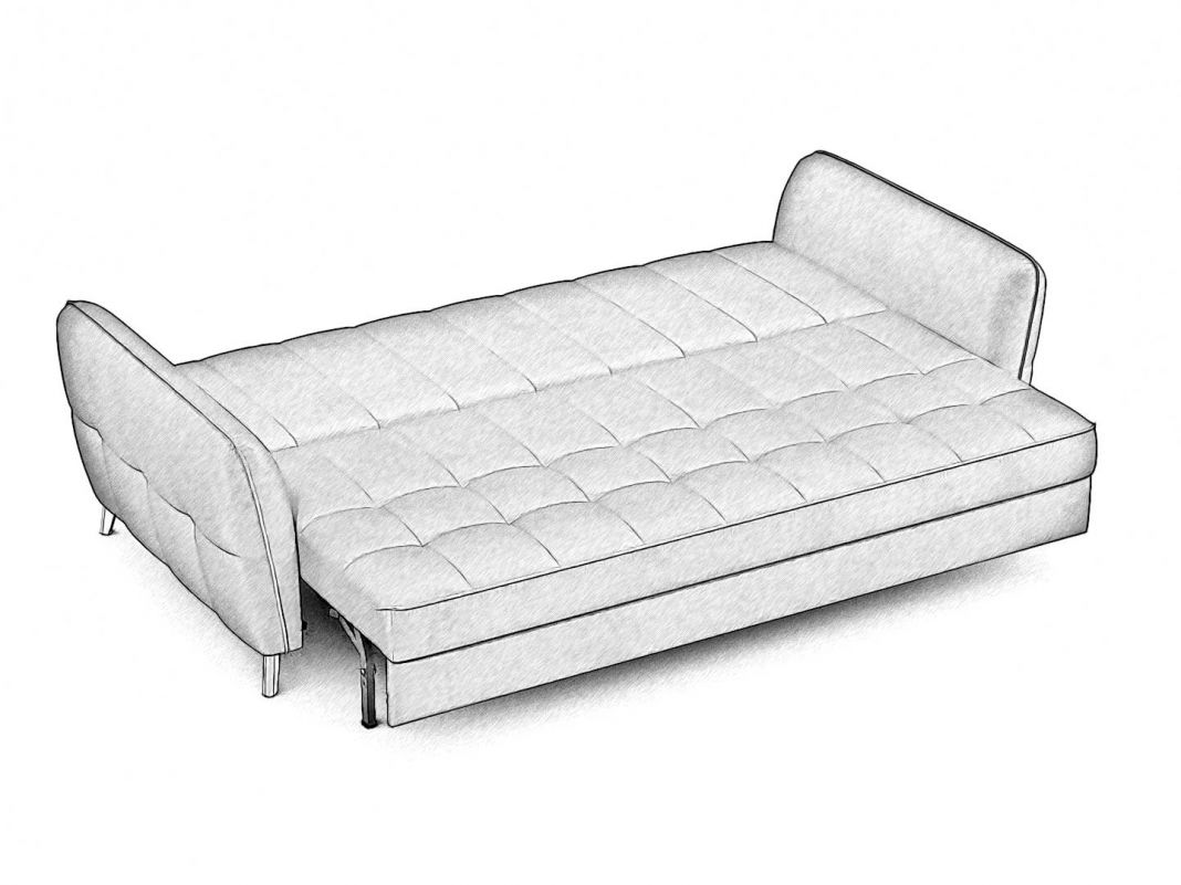 Диван MOON 175 цвет красный (фото 186145)