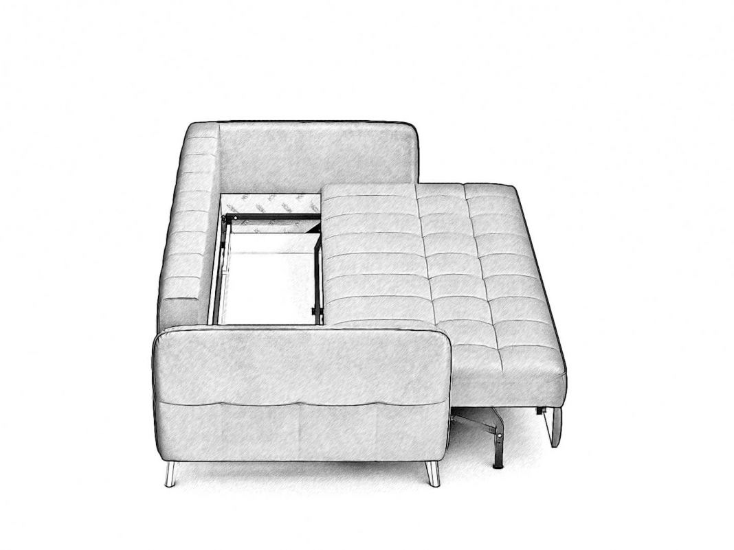 Диван MOON 175 цвет красный (фото 186146)