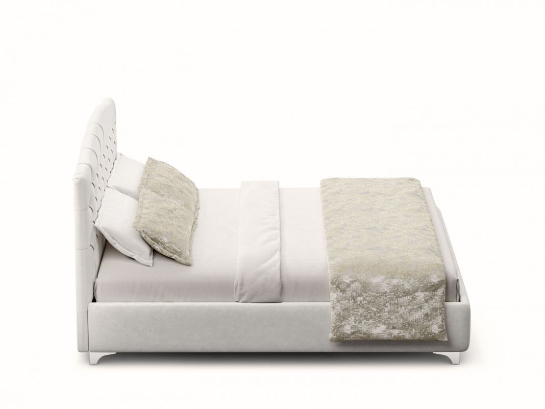 Кровать с подъемным механизмом MOON 1157 цвет бежевый,коричневый (фото 187515)