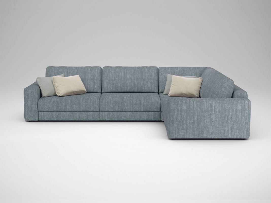 Угловой диван MOON 007 цвет серый (фото 191032)