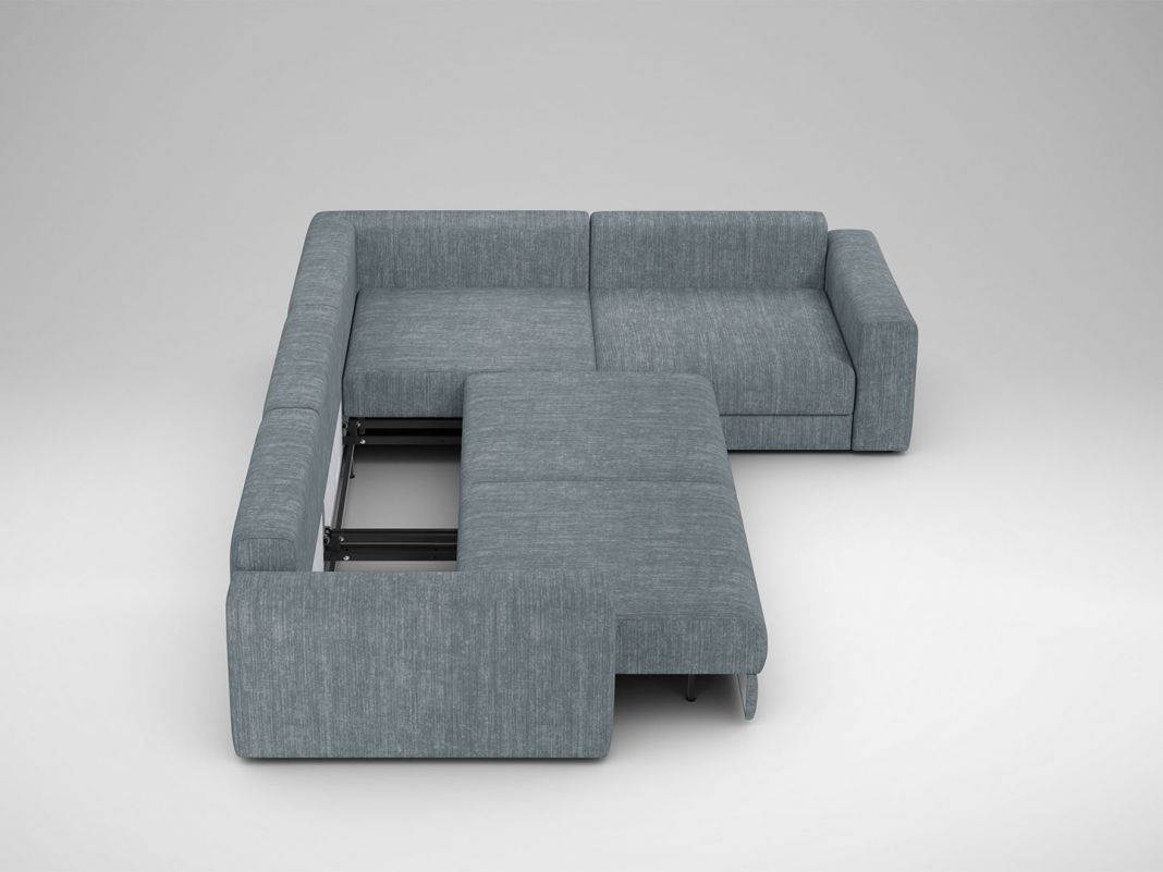 Угловой диван MOON 007 цвет серый (фото 191033)