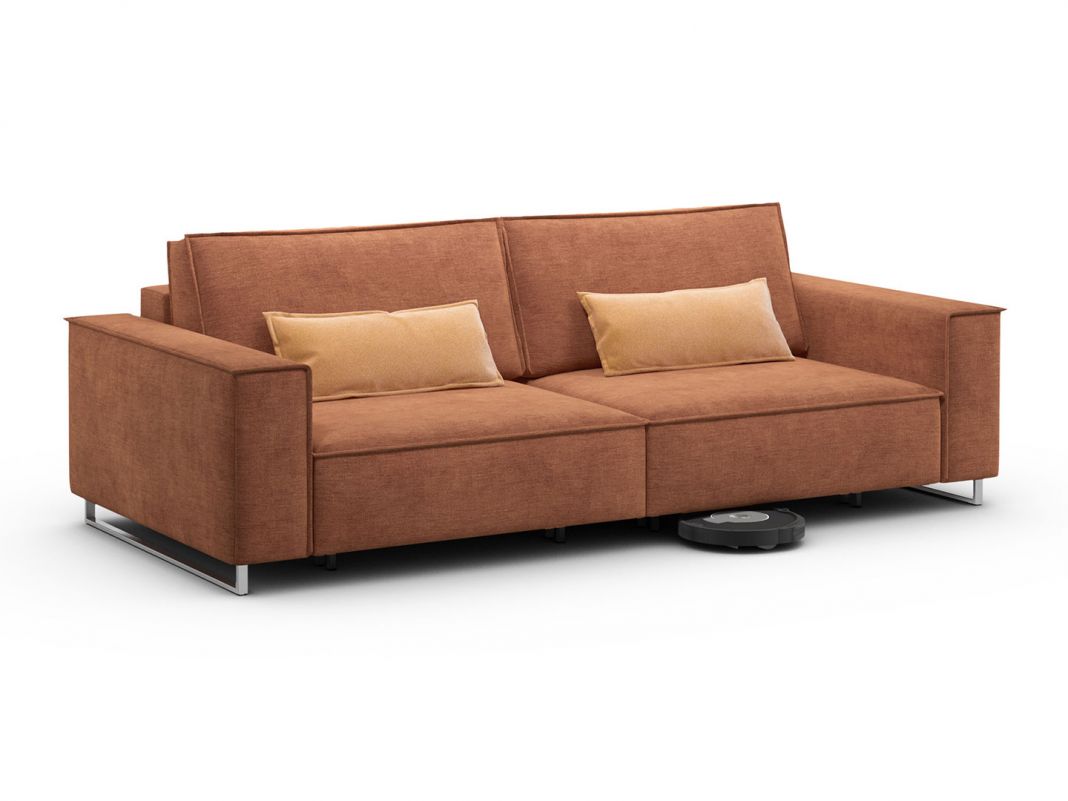 Диван MOON 005 цвет оранжевый,красный,коричневый (фото 191339)