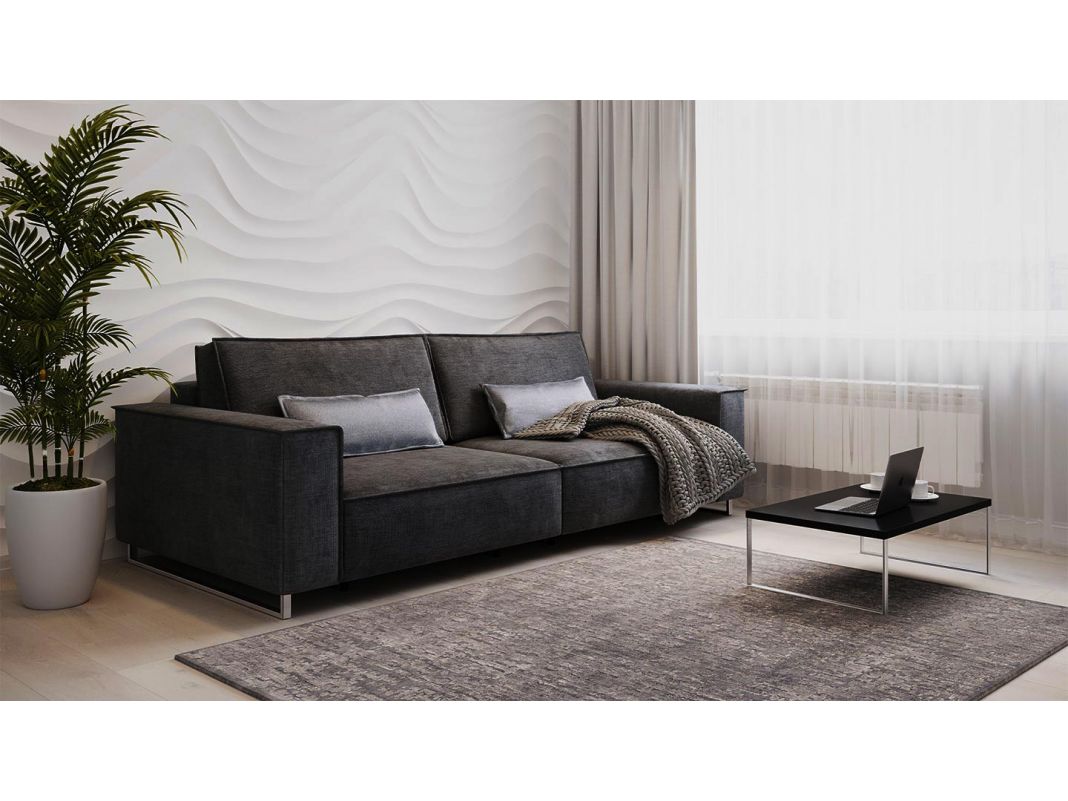 Диван MOON 005 цвет черный,серый (фото 191585)