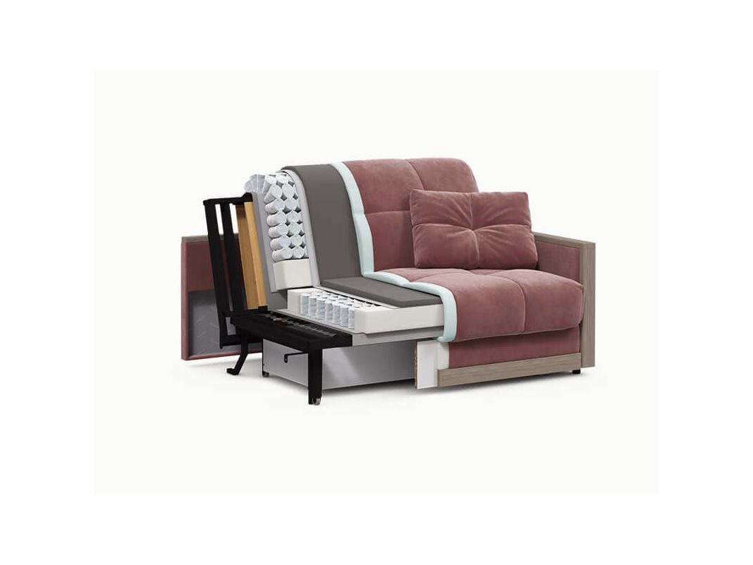 Диван MOON 015 цвет розовый (фото 194667)