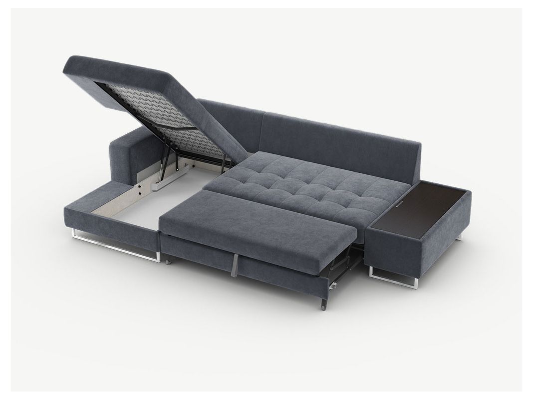 Угловой диван MOON 117 цвет серый (фото 194432)