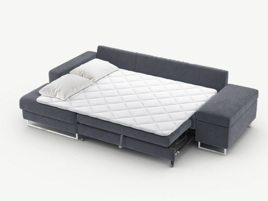 Угловой диван MOON 117 цвет серый (фото 194437)