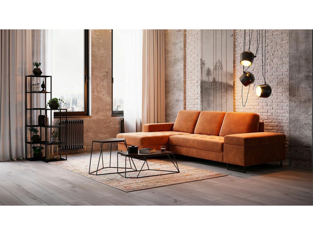 Угловой диван MOON 117 цвет серый (фото 194442)