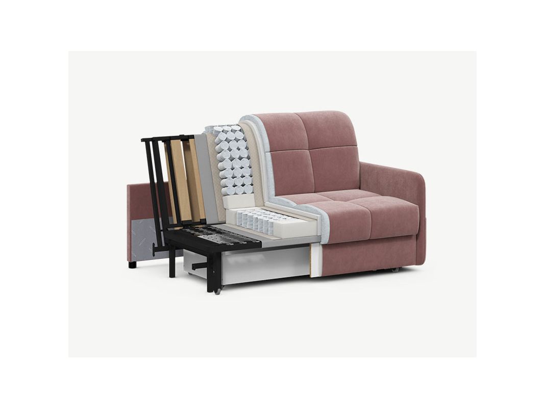 Диван MOON 120 цвет красный,розовый (фото 195653)