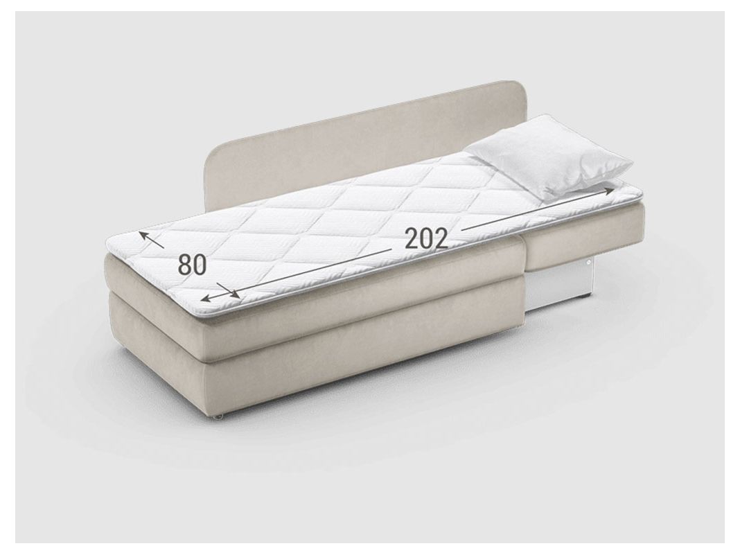 Диван кушетка MOON 074 цвет бежевый (фото 195367)