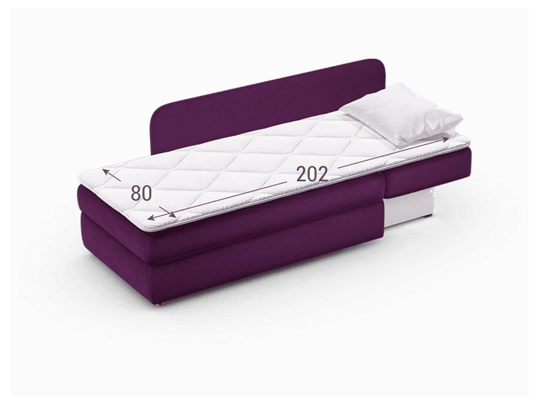 Диван кушетка MOON 074 цвет фиолетовый (фото 195407)