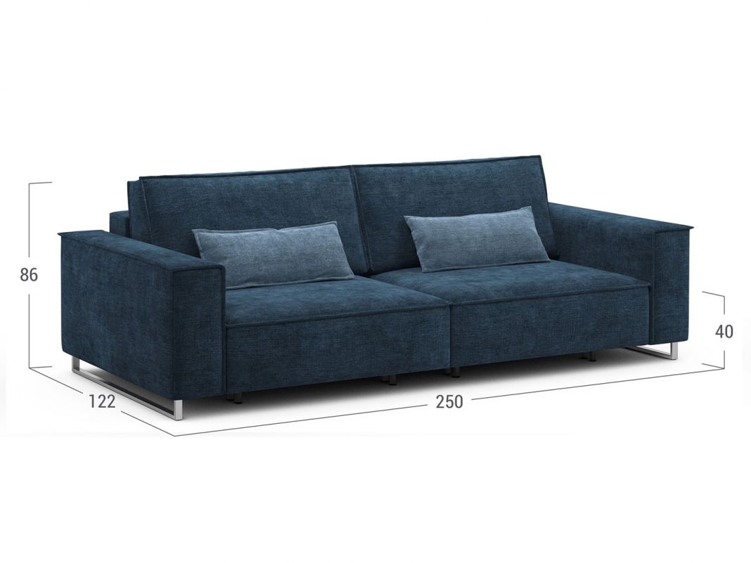 Диван MOON 005 цвет синий (фото 196635)