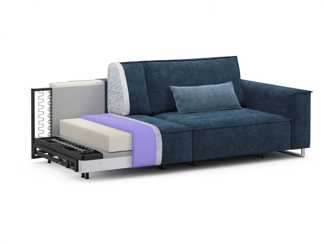 Диван MOON 005 цвет синий (фото 196639)