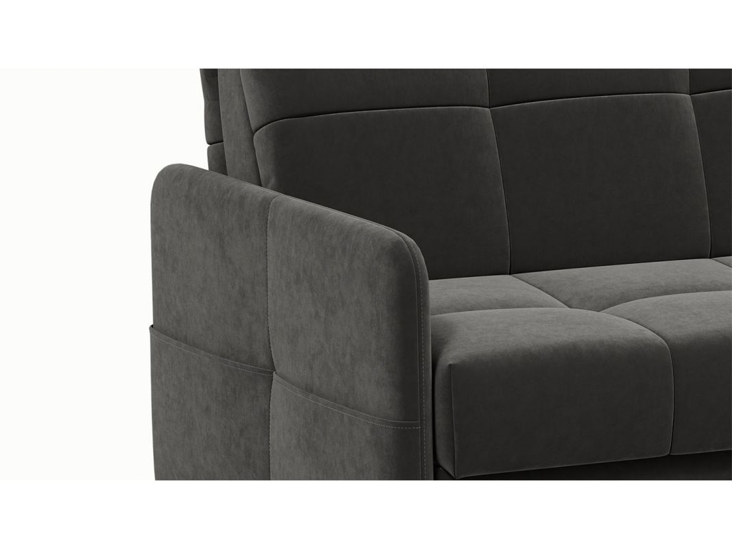 Диван MOON 120 цвет черный,серый (фото 195929)