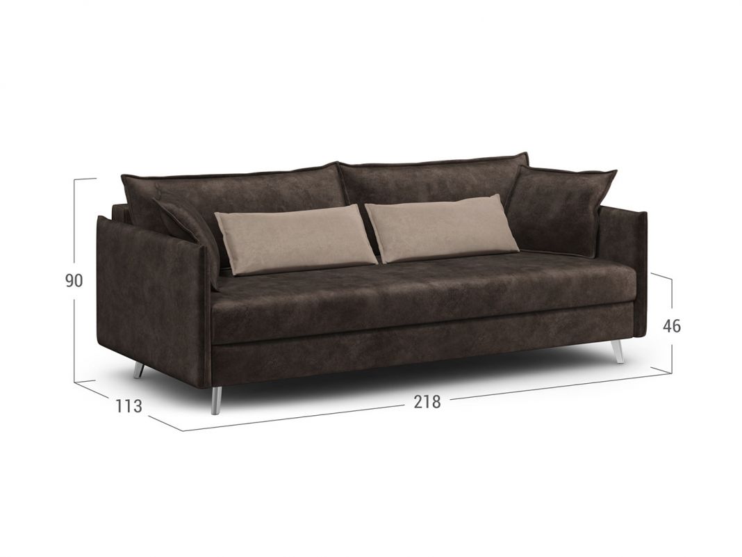 Диван MOON 171 цвет коричневый (фото 183381)