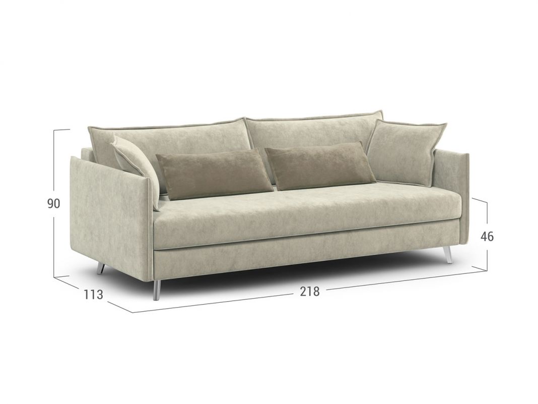 Диван MOON 171 цвет бежевый,серый (фото 196663)