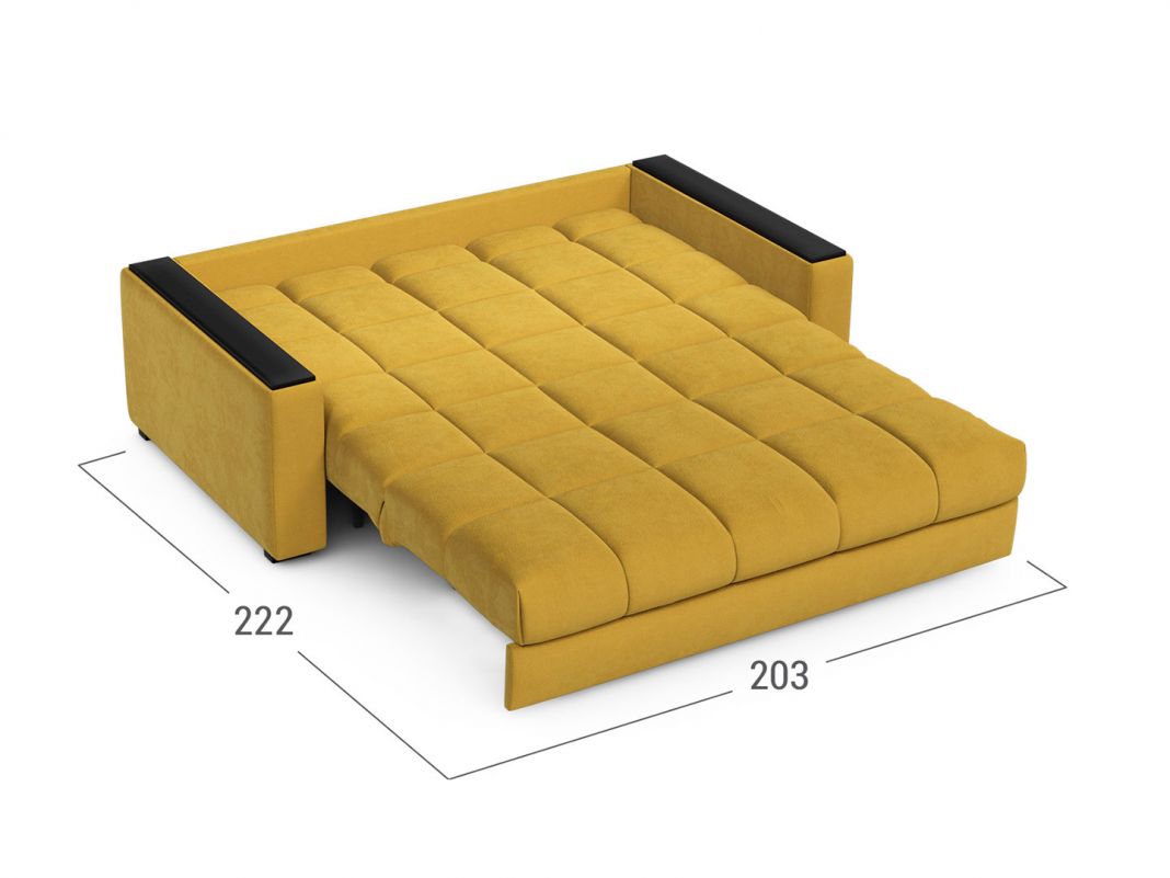 Диван MOON 107 цвет желтый (фото 197503)