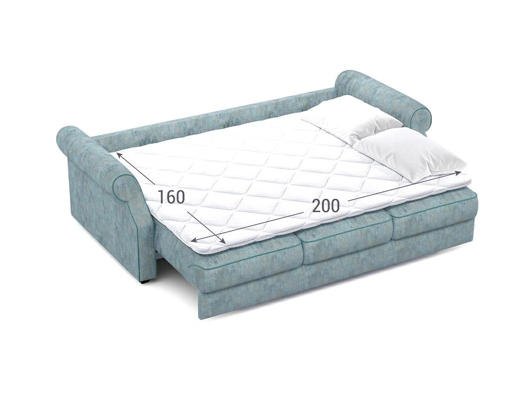 Диван MOON 112 цвет бирюза,голубой (фото 197053)