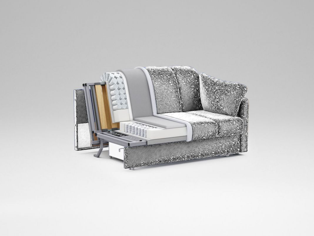 Диван MOON 111 цвет коричневый (фото 196759)