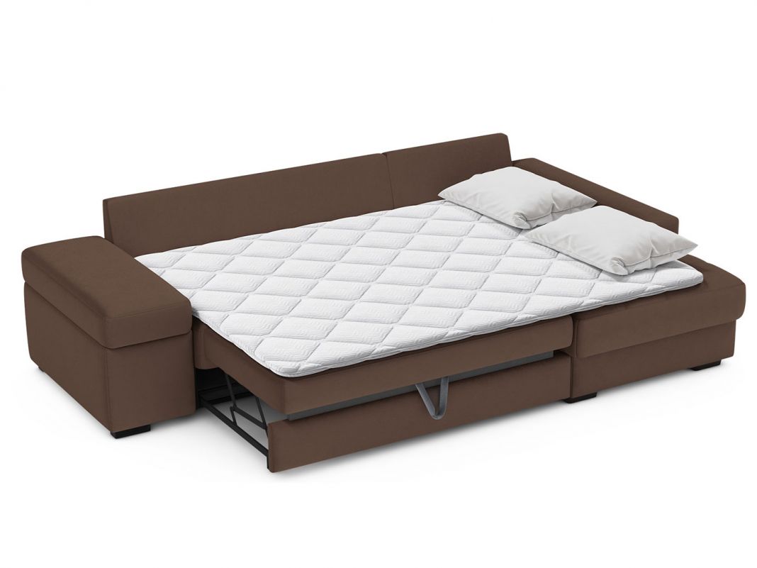 Угловой диван MOON 107 цвет коричневый (фото 197672)