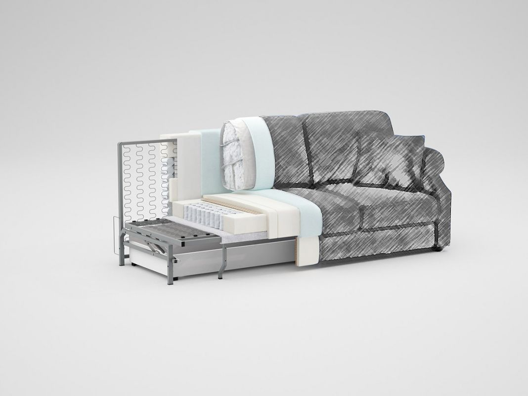 Диван MOON 112 цвет бежевый,коричневый (фото 17918)