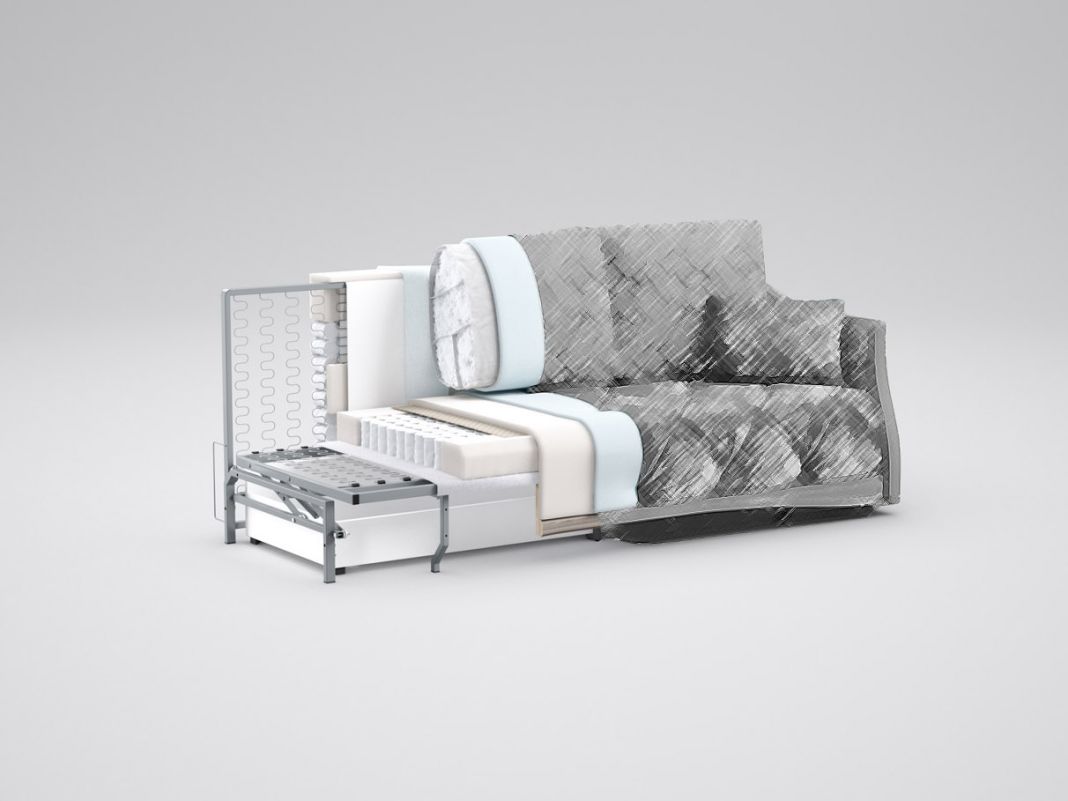 Диван MOON 084 цвет бежевый,коричневый (фото 17142)