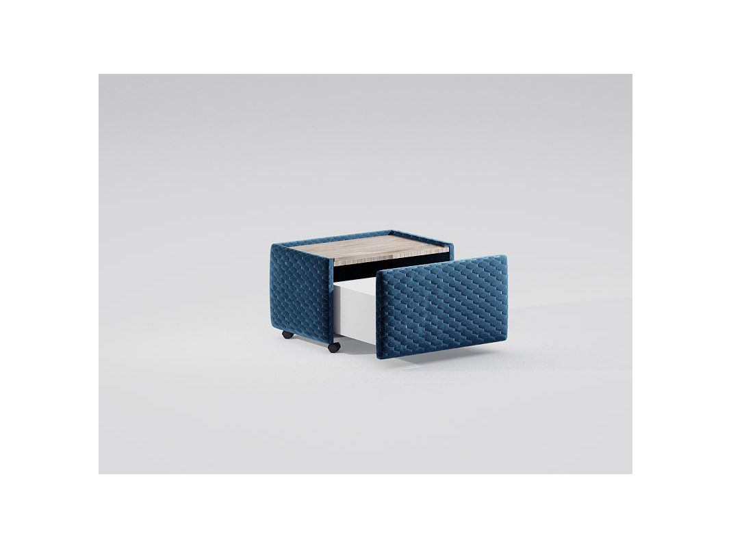Прикроватная тумба MOON 1009 цвет синий (фото 83149)
