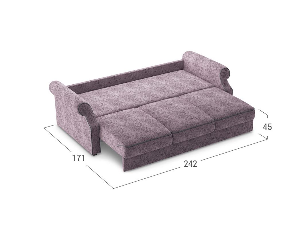 Диван MOON 112 цвет сиреневый (фото 90669)