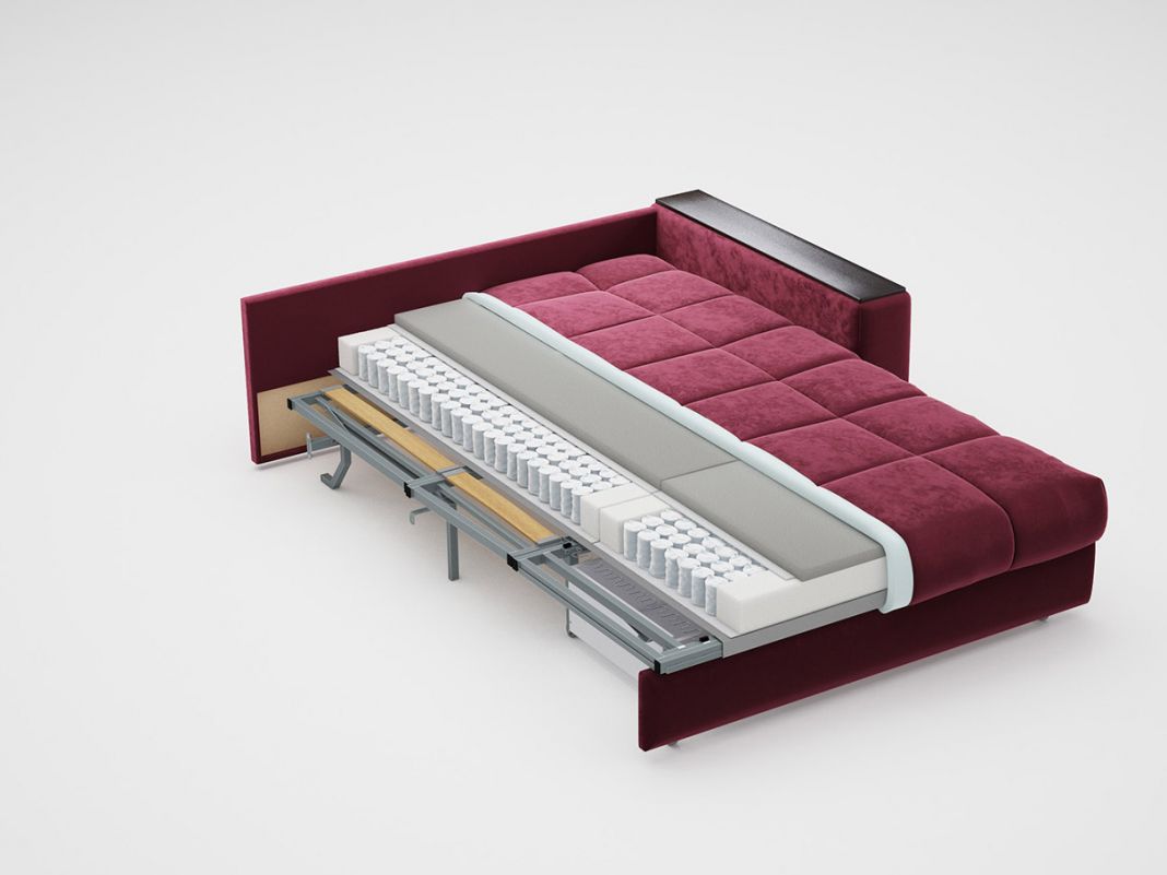 Кресло-кровать MOON 107 цвет красный (фото 86400)