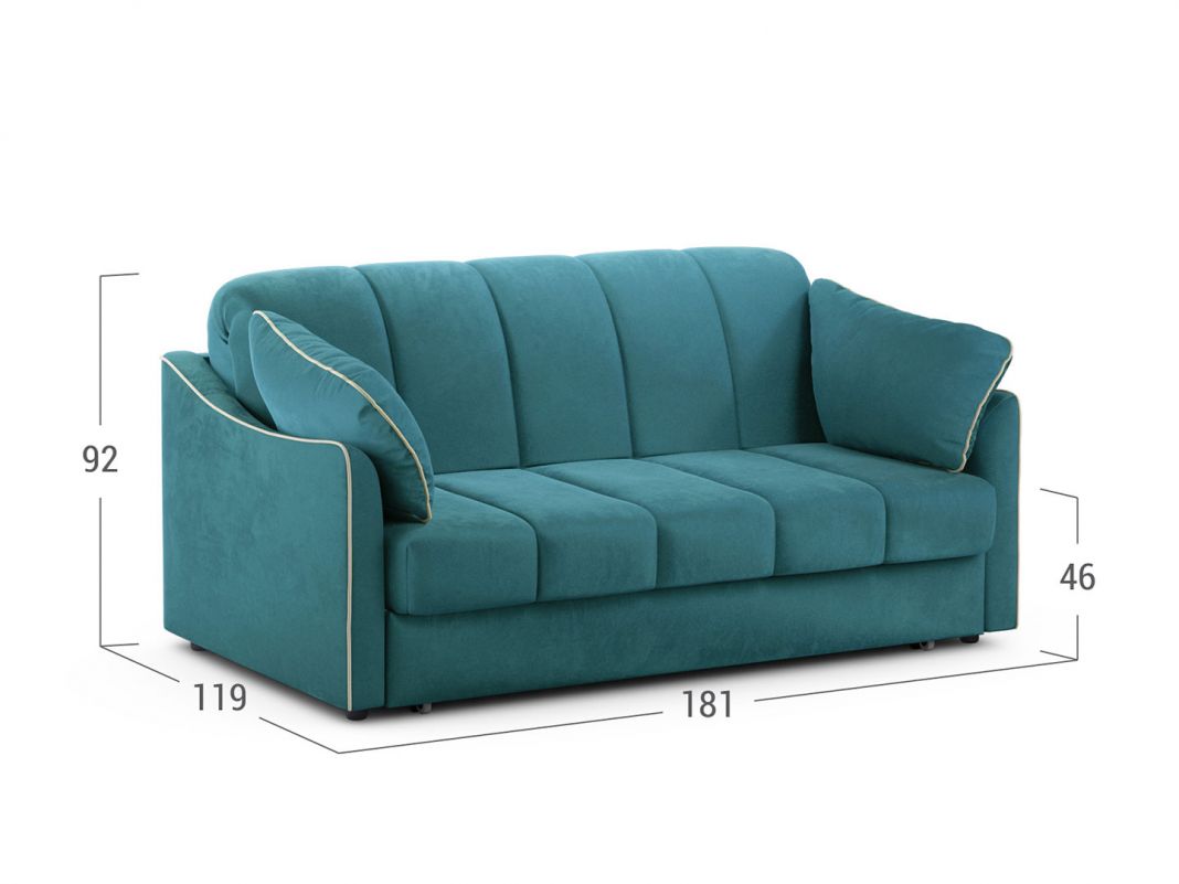 Диван MOON 111 цвет зеленый,бирюза (фото 91650)