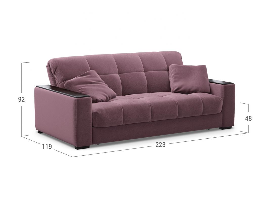 Диван MOON 107 цвет фиолетовый (фото 85896)