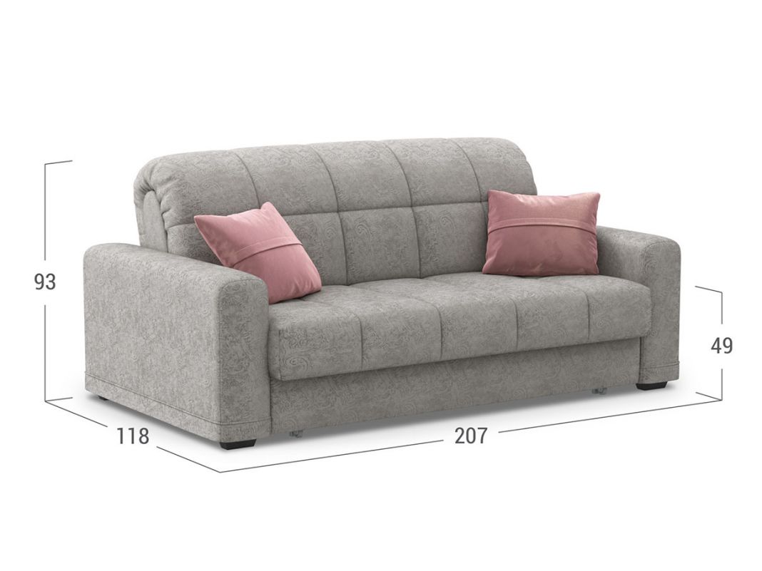 Диван MOON 064 цвет бежевый,серый (фото 96058)