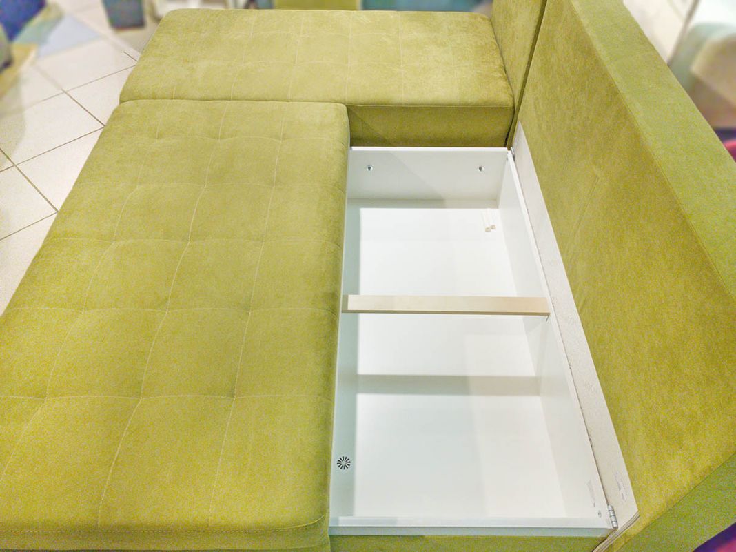 Угловой диван MOON 074 цвет зеленый (фото 107297)