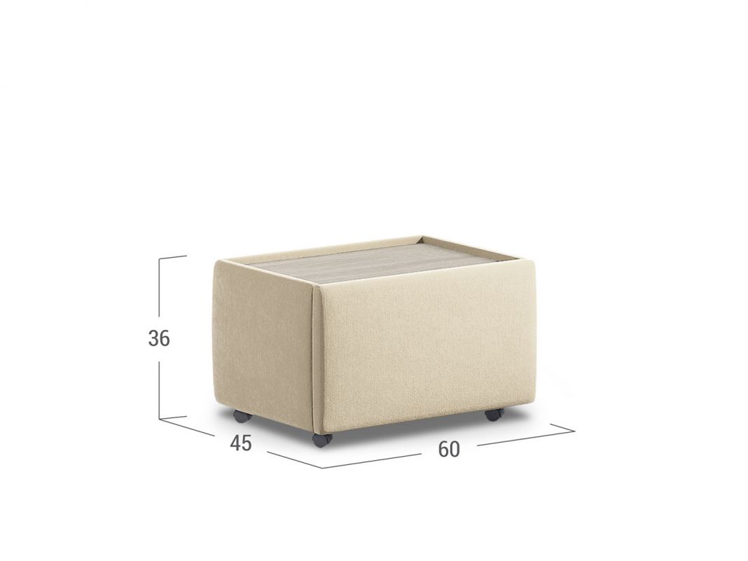 Прикроватная тумба MOON 1009 цвет бежевый (фото 129805)