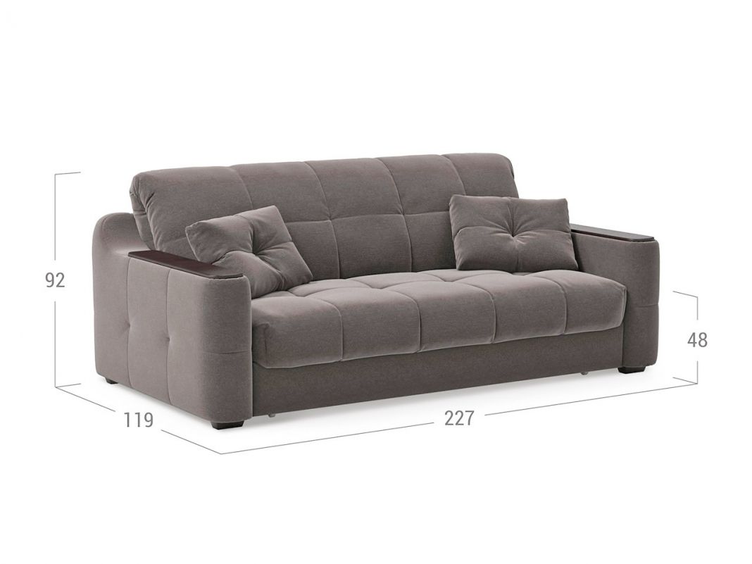 Диван MOON 116 цвет коричневый,серый (фото 136693)