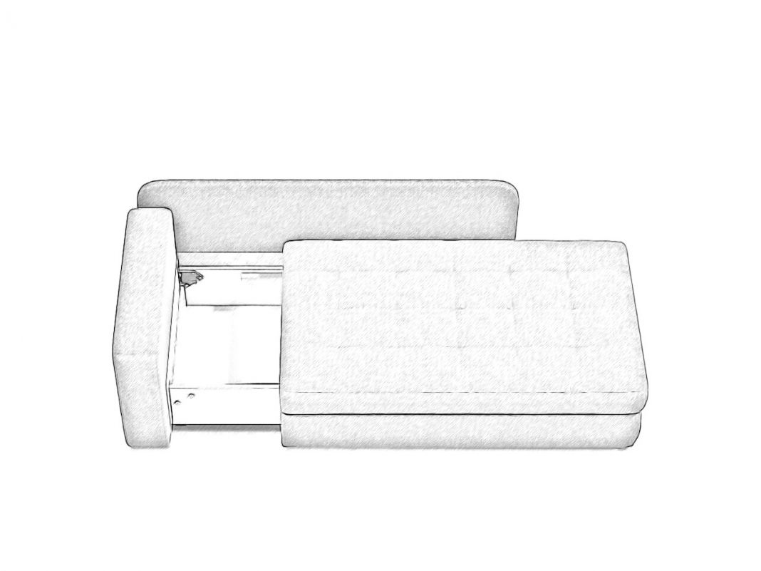 Диван кушетка MOON 074 цвет желтый,зеленый (фото 135706)