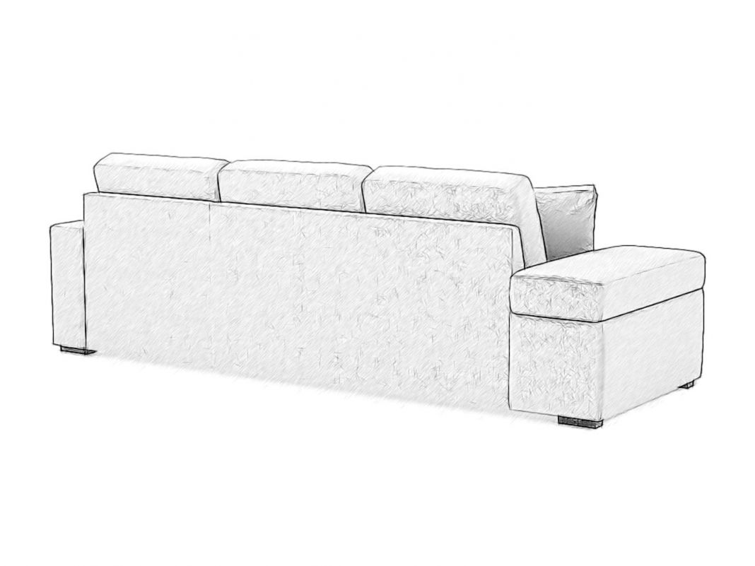 Угловой диван MOON 107 цвет коричневый (фото 135533)