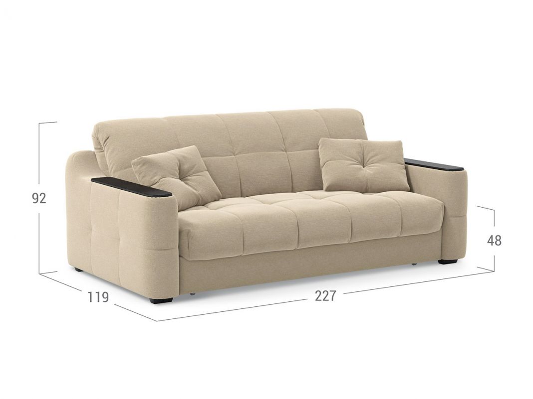 Диван MOON 116 цвет бежевый (фото 136887)