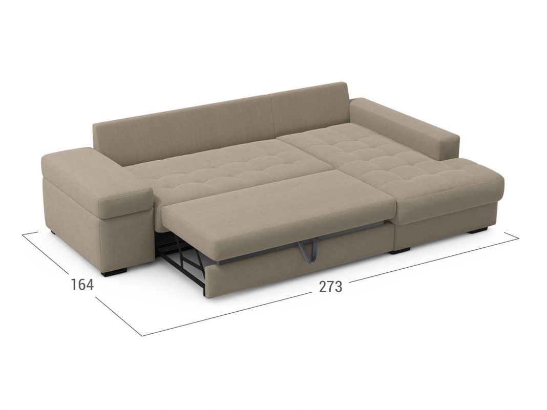 Угловой диван MOON 107 цвет бежевый (фото 199243)