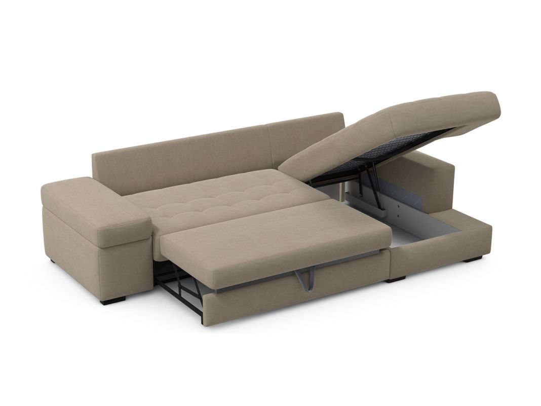 Угловой диван MOON 107 цвет бежевый (фото 199244)