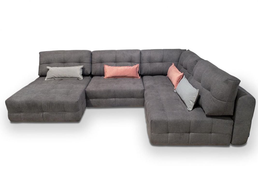 Угловой диван MOON 160 цвет серый (фото 199015)