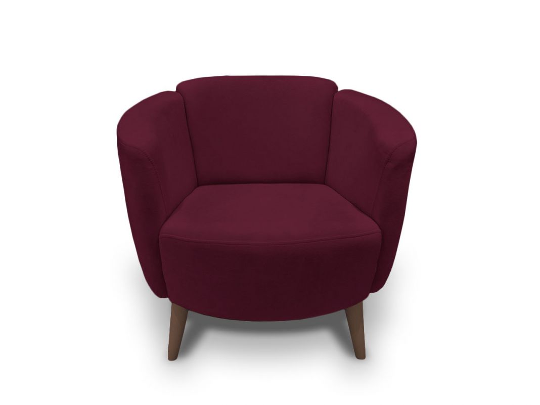 Кресло Тулип NEW цвет красный,бордовый (фото 200743)