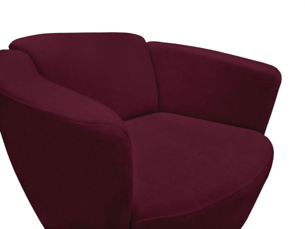 Кресло Тулип NEW цвет красный,бордовый (фото 200744)