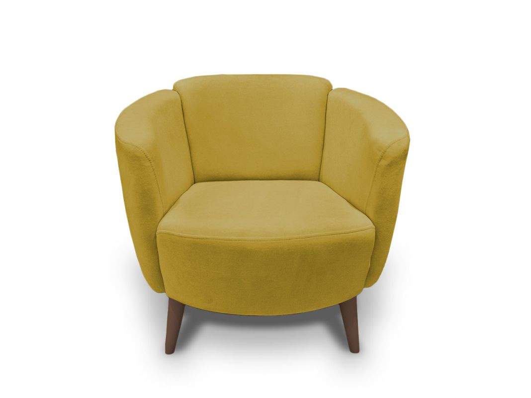 Кресло Тулип NEW цвет желтый (фото 200707)